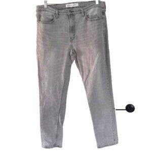 Signature Levi Strauss Mens Jeans 38x32 Gray S27 Slim Relaxed Straight